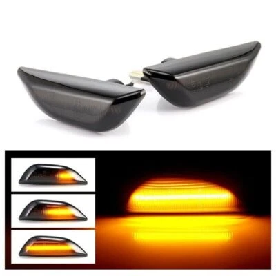 Dynamic Side Marker LED Turn Signal Indicator Blinker Lights For Opel Mokka - Image 1 of 4