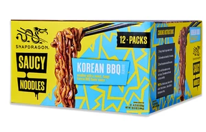 Paquete de 12 fideos salsos coreanos para barbacoa de Snapdragon - Imagen 1 de 2