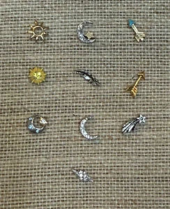 Authentic Origami Owl Sun Moon Stars Arrows Lightning Bolt Charms NEW - Picture 1 of 2