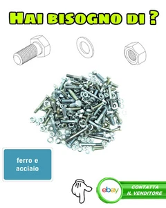 (VITI - DADI - RONDELLE) - (FERRO - ACCIAIO) - TUTTE LE MISURE - CHIEDI PER INFO - Foto 1 di 1