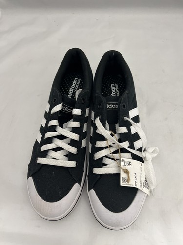 Scarpe Adidas Bravada 2.0 da uomo taglia 7 5 nere bianche skateboarding cloudfoam nuove