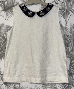 Girls Age 13-14 Years - Johnnie B ( Boden) Dressy Top - Picture 1 of 4