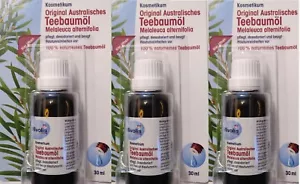 OLIO TEA TREE OLIO CURATIVO AUSTRALIANO ORIGINALE MELALEUCA ALTERNIFOLIA 30ml OLIO COSMETICI - Foto 1 di 11