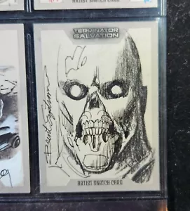 Terminator Salvation Artist Sketch Card - 1/1 Original Artwork - Topps - Picture 1 of 2