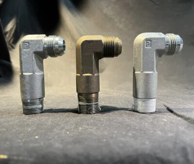 Lot of (3) Parker 12 CCCTX-S Triple-Lok Fitting 3/4" 37 Degree Flare X 3/4-14  - Image 1 of 4