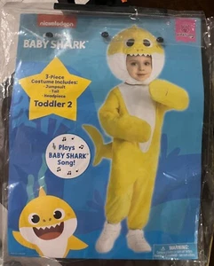 Nickelodeon Pinkfong MUSICAL Baby Shark Kids Toddler 2 (2-3 yrs) Costume - Picture 1 of 5