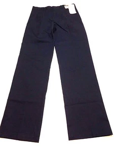 French Toast Pants Boys Sz 20 31X33 Navy Blue Uniform Adjustable Waist Khaki New - Picture 1 of 10