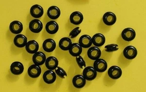 Gummi-Tüllen Kabel-Durchführung 5,5 mm Schrauben Schutz Ring 10 Stück schwarz - Bild 1 von 8