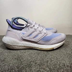 Adidas Ultra Boost 21 Purple Running Shoes Woman's Size 9 S23837 - Picture 1 of 9