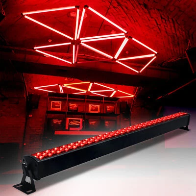 252 LED RGB Stage Wall Wash Bar Light DMX DJ Party Disco Lights LED Beam Light - Image 1 of 4