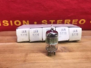 GE JAN 5726 VACUUM TUBE 6AL5 sleeve NOS/NIB TESTED ( QTY 5 Tubes ) - Picture 1 of 2