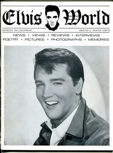 Elvis World #3 Winter 1978-Elvis fanzine-candid pix-memories-interviews-VF - Picture 1 of 2