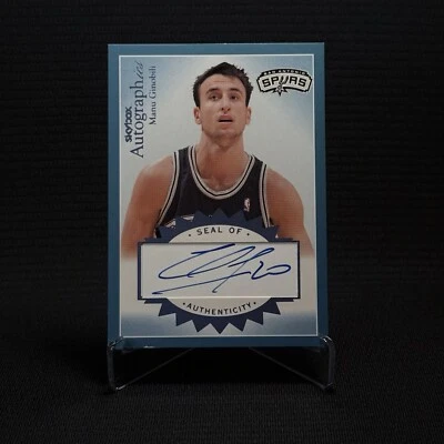 2003-04 Skybox Autographics Manu Ginobili #A-MG /200 On Card Autograph - Image 1 of 4