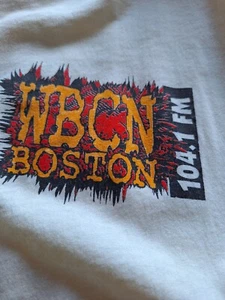 Wbcn T Shirt Single Stitch Xl Boston Radio Rock Music - Picture 1 of 5