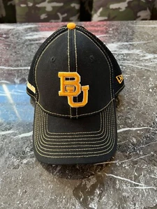 Baylor Bears Logo Cap Hat By NEW ERA 39 THIRTY Black Size Medium/Large - Picture 1 of 5