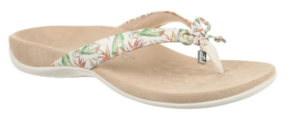 Sandália Feminina Vionic Bella Marshmellow Tropical Toe-Post Tamanhos EUA 5-12 NOVA!!! - Imagem 1 de 1