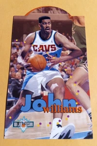 1995-96 Fleer NBA Jam Session Die-Cut John Williams #D20 - Cavaliers - Picture 1 of 2