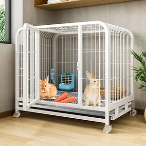 Bandeja de repuesto de confte de acero inoxidable para jaula de perrera para perros mascotas - Imagen 1 de 13
