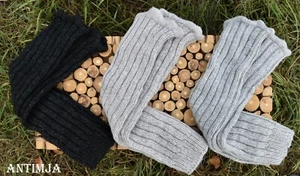 Beinstulpen Strick Wolle Legwarmers Hippie Woll Stulpen Strickstulpen Wintermode - Bild 1 von 23