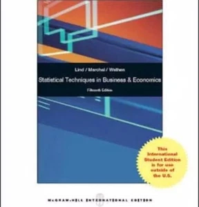 STATISTICAL TECHNIQUES IN BUSINESS AND ECONOMICS BY LIND, By Douglas A. Lind - Picture 1 of 1