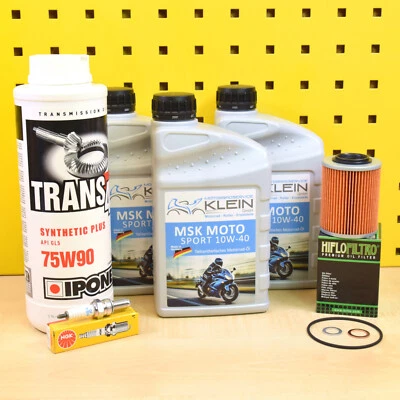 CF-Moto 520 550 625 CForce Ölwechselset Ölfilter Öl NGK MSK Moto Sport 10w40 - Bild 1 von 2