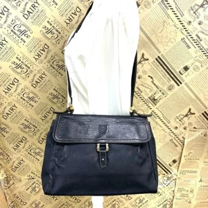 Loewe Handbag Business Pc Bag Anagram Leather 2way used black - Picture 1 of 14