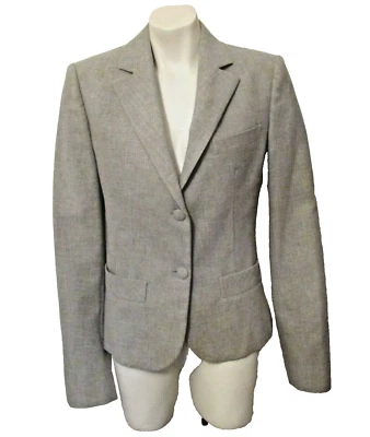 2009 Balenciaga Paris by Nicolas Ghesquiere 灰色棉质西装外套 42 8 美国 — 第 1/4 张图片