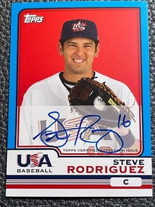 STEVE RODRIGUEZ 2010 Topps Chrome USA Baseball Autographs #USA19 MT - Picture 1 of 2
