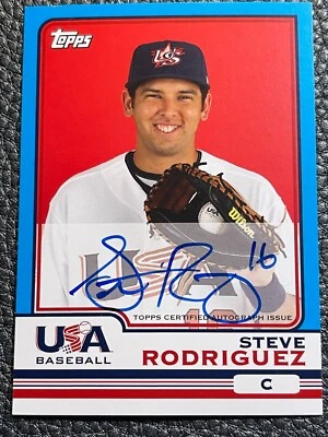 STEVE RODRIGUEZ 2010 Topps Chrome USA Baseball Autographs #USA19 MT - Image 1 of 2