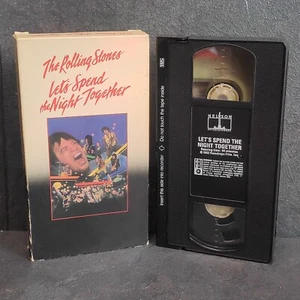 The Rolling Stones Lets Spend The Night Together VHS 1983 Vintage 80s - Imagen 1 de 9