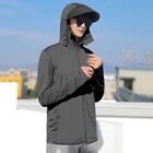 Breathable Sun Protection Coats With Hood Hoodies Outwear Men Sun Clothes  Men