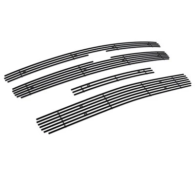 适用于 2007 - 2013 雪佛兰 Silverado 1500 黑色钢坯格栅烧烤插入组合 — 第 1/4 张图片