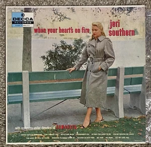 JERI SOUTHERN - When Your Hearts on Fire - DECCA DL-8394 LP Vinyl Record - VG++ - Picture 1 of 7