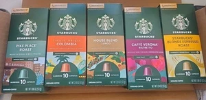 Starbucks by Nespresso Original Line Variety Coffee Capsule (50 Count) Y1 - Picture 1 of 9