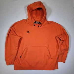 Nike ACG Therma-Fit Fleece Pullover Hoodie Mens Size XL Orange RARE COLOR! - Picture 1 of 10