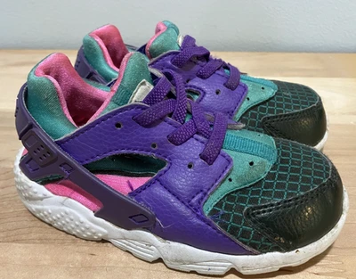 Nike Air Huarache 2018 zapatillas para niños pequeños 8C púrpura rosa Foto 1 de 4