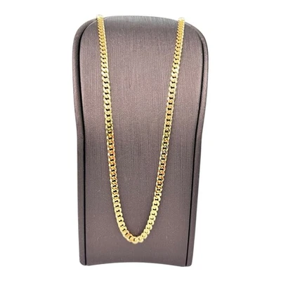 18ct 18K Yellow Gold Curb Cuban Link Chain Necklace 20.75 Grams 60.5cm. New - Image 1 of 4