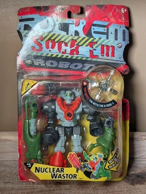 Mattel's Rock Em Sock Em Robots Nuclear Wastor 2000 Special Edition Figure: NEW! - Image 1 of 4