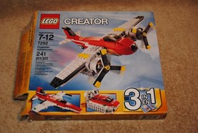2012 Lego Creator Propeller Adventures 3 in 1 7292 3 Sealed Bags 1 Open Bag