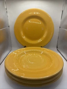 4 schöne Corsica Home handbemalte Butter (dunkelgelb) Essteller 11,25" - Bild 1 von 6