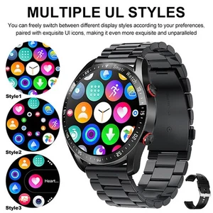 Men Smart Watches Bluetooth Call Heart Rate Fitness Tracker Sports Smart Watches - Picture 1 of 21