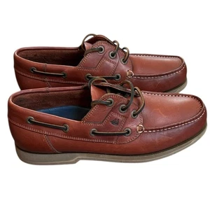 Ecco Seaport hellbraune Leder Bootsschuhe Herren 6-6,5 (EU40) - Bild 1 von 11