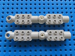 Lego 4 x Stein 2x3 Gelenk Rotation 47454 + 47455 neu hellgrau weiß= 2 Paar - Bild 1 von 1