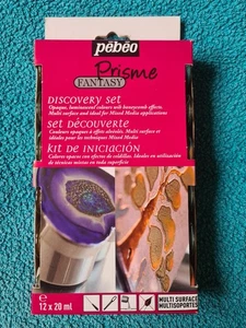 Pebeo Prisme Fantasy Discovery Set, 12 x 20ml, with honeycomb effects - Picture 1 of 6