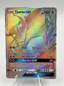 TAUROS GX 156/149 - FULL ART SECRET RARA - HOLO - QUASI NUOVA - CARTA POKÉMON 2017 - Foto 1 di 2