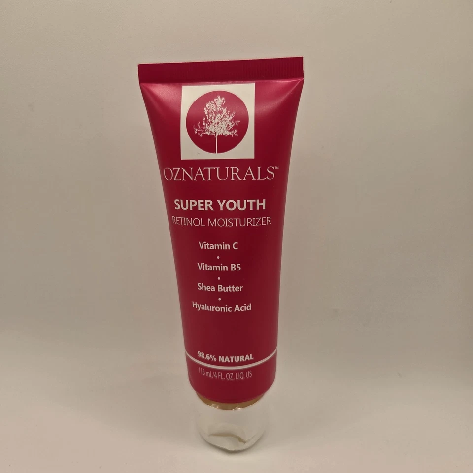 NEW OZNATURALS Super Youth  Retinol  Moisturizer 4 FL OZ SEALED - Image 1 of 4