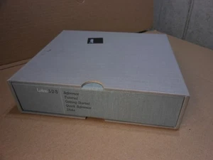 VTG LOTUS 123 1-2-3 Softwar 2.01 Floppy Disks & Manuals 1986 IBM - Afbeelding 1 van 10