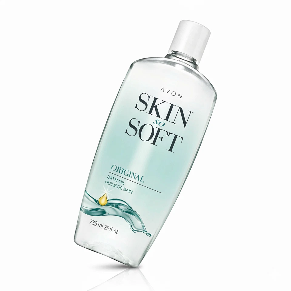 Aceite de baño original Avon Skin So Soft 25 fl oz 739 ml aceite corporal hidratante Foto 1 de 2