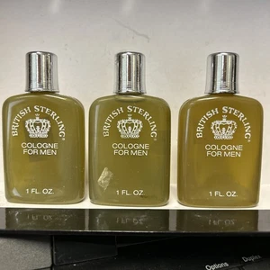 ( 3 Flaschen ) British Sterling von Spiedel Textron Kölnisch Wasser 1 Unze Originalformel - Bild 1 von 3
