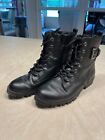 Women's Kohls Combat Style Boots Size 8  Rn#73277 Broccoli Black Great Cond